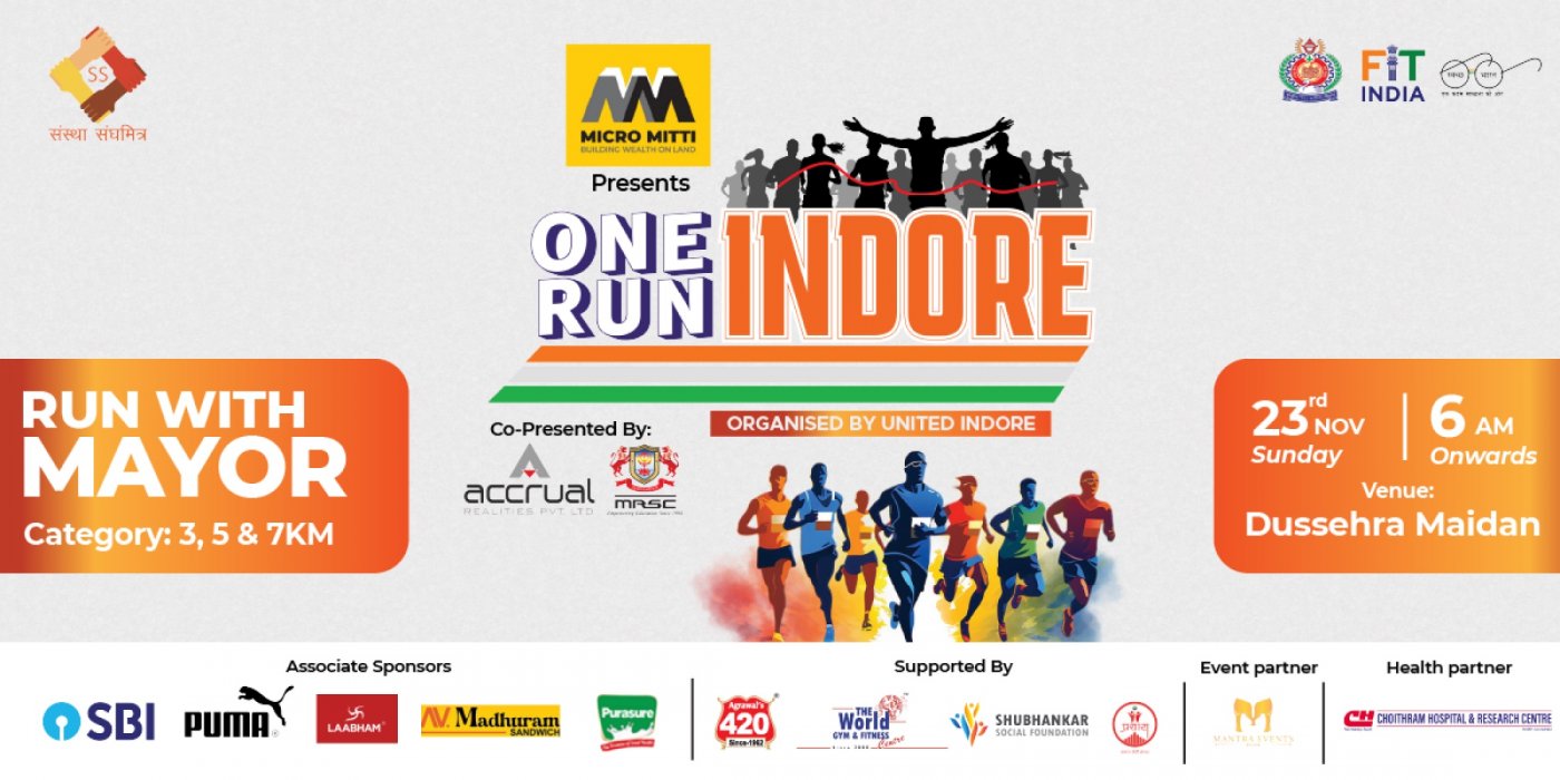 One Indore Run Indore | Event in Indore | AllEvents