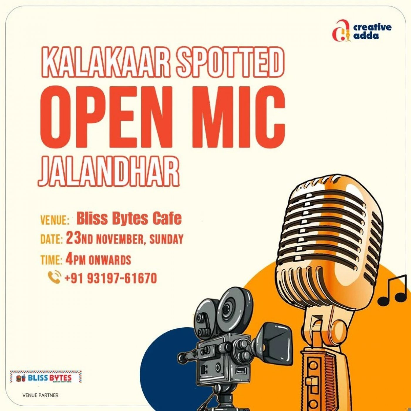 Open Mic Jalandhar, 23 November | Event in Jalandhar | AllEvents