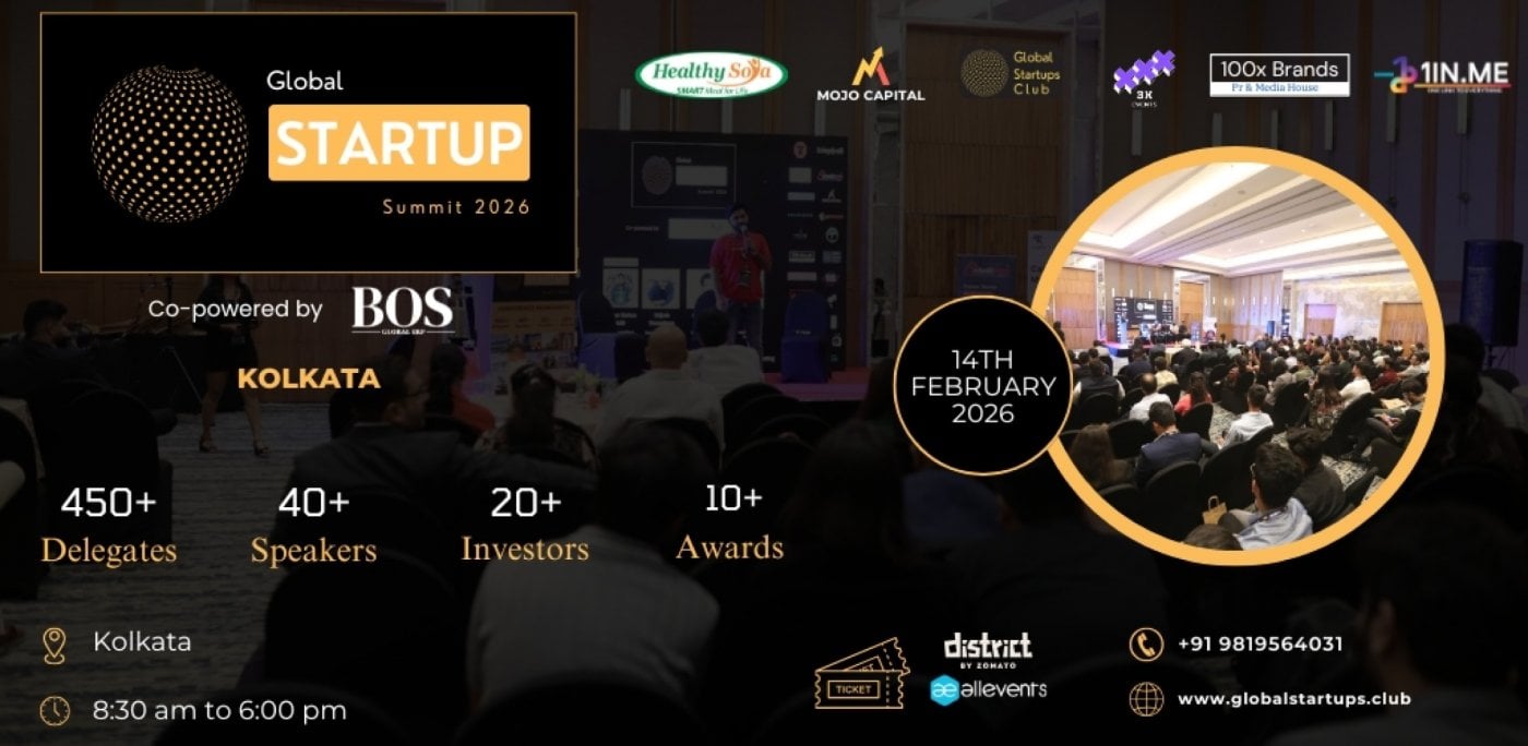 Global Startup Summit 2026 | Kolkata, 14 February | Event in Kolkata | AllEvents