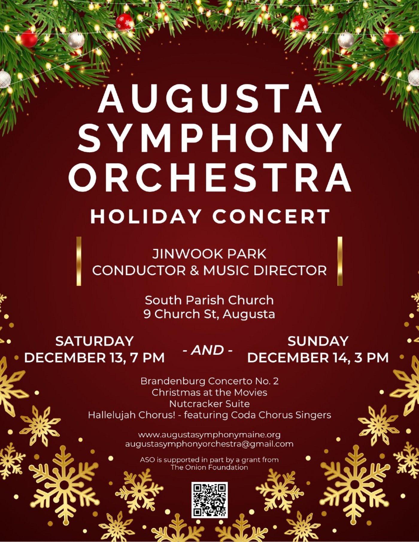 A Celebration of the Season with the Augusta Symphony Orchestra, 13 December | Event in Augusta | AllEvents