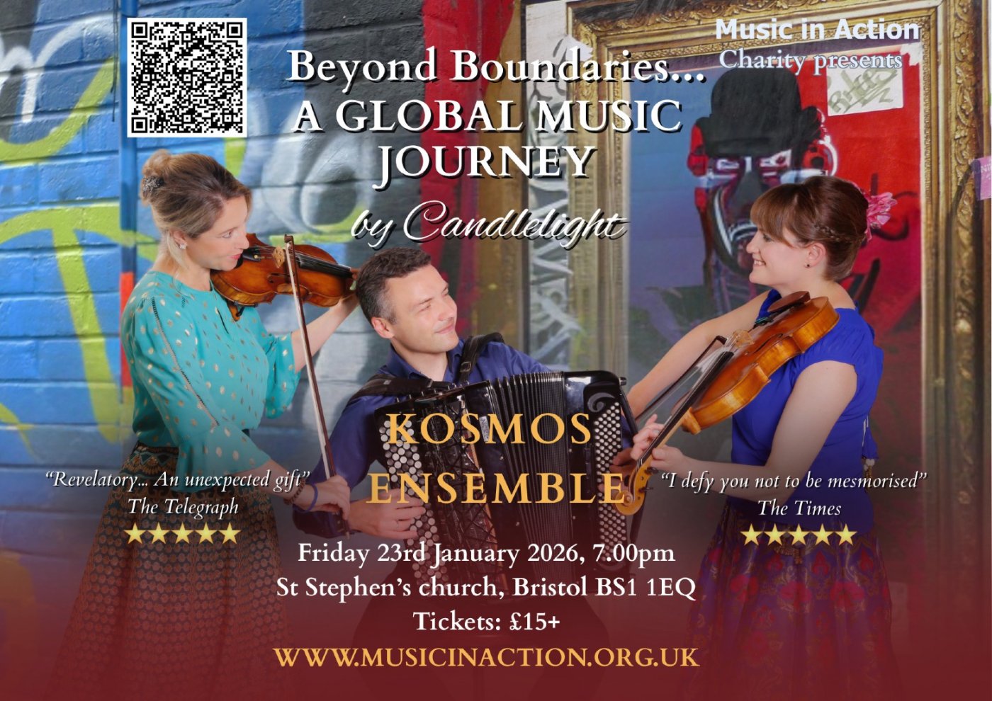 Beyond Boundaries - The Global Music Journey - Kosmos Ensemble, 23 January | Event in Bristol | AllEvents