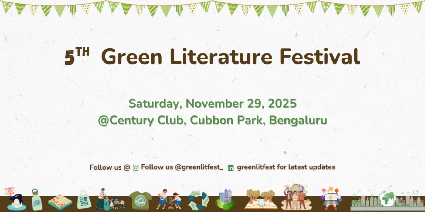 5th Green Literature Festival, 29 November | Event in Bangalore | AllEvents