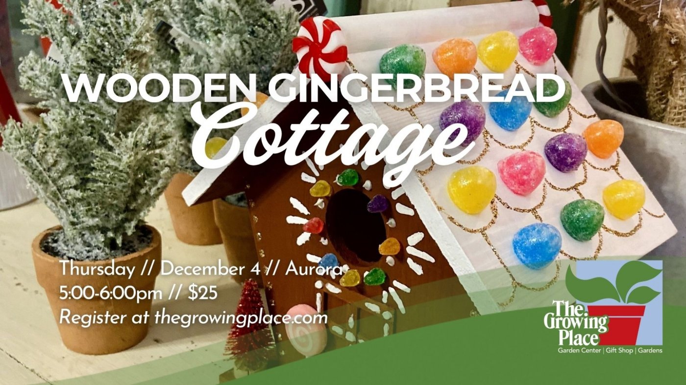 Wooden Gingerbread Cottage Workshop, 4 December | Event in Aurora | AllEvents