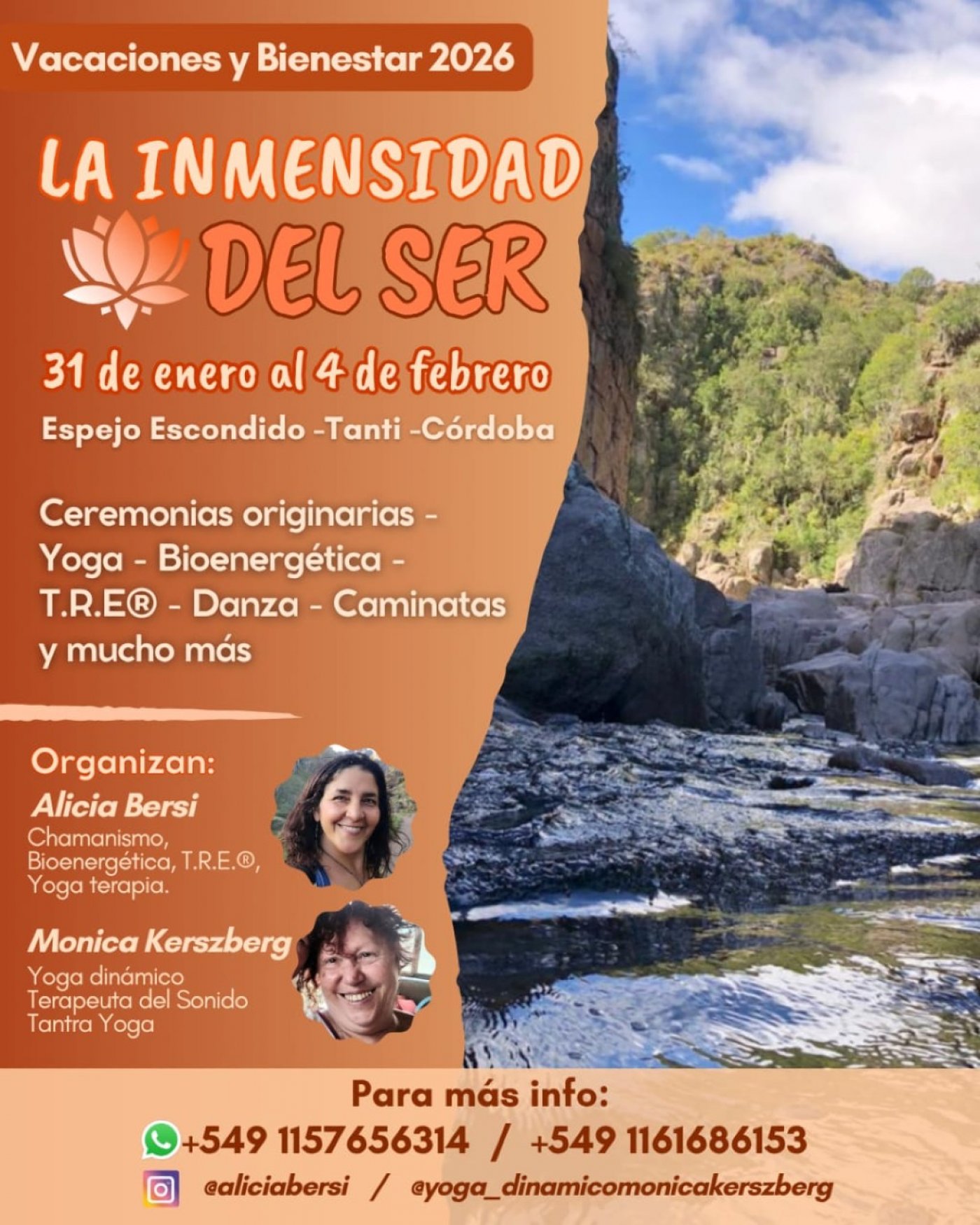 VACACIONES Y BIENESTAR 2026 ✨ Retiro en Los Gigantes · Tanti · Córdoba, 31 January | Event in Villa Carlos Paz