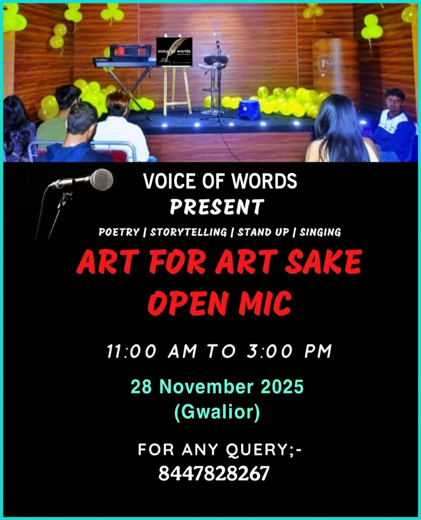 Gwalior Open Mic, 28 November | Event in Gwalior | AllEvents