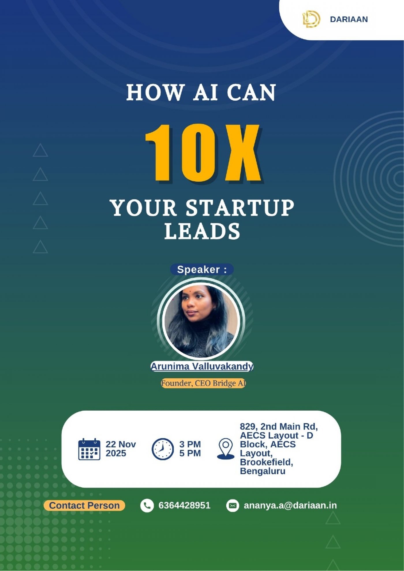 How AI can 10x your startup leads, 22 November | Event in Bangalore | AllEvents