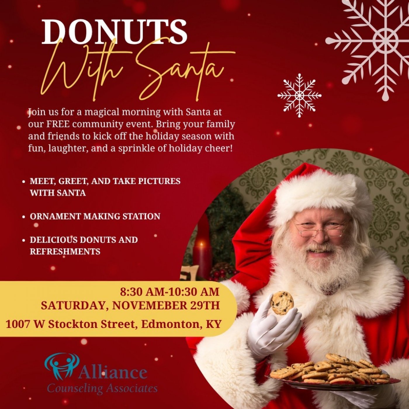 Donuts with Santa | Event in Edmonton | AllEvents