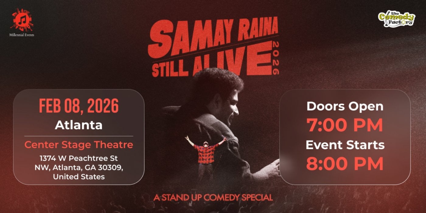 Samay Raina "Still Alive" - Atlanta - 8th Feb, 2026, 8 February | Event in Atlanta | AllEvents