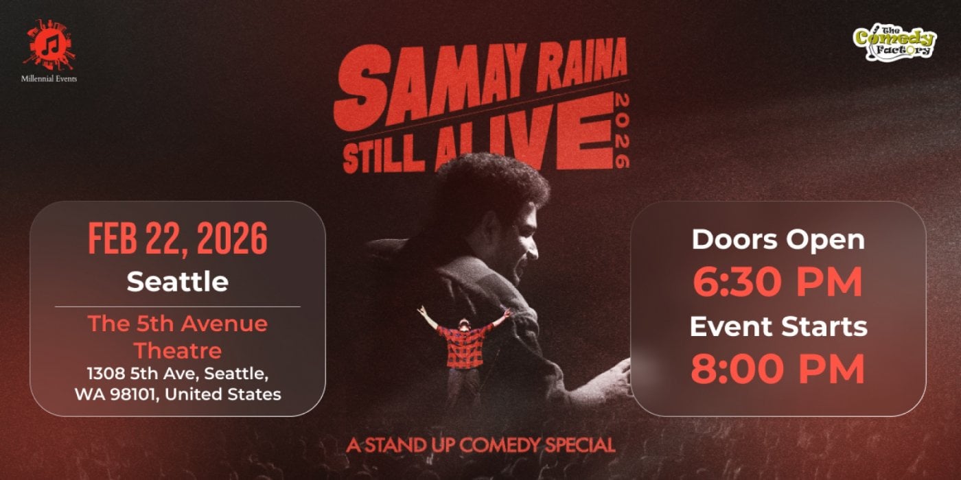 Samay Raina &quot;Still Alive&quot; - Seattle - 22nd Feb, 2026