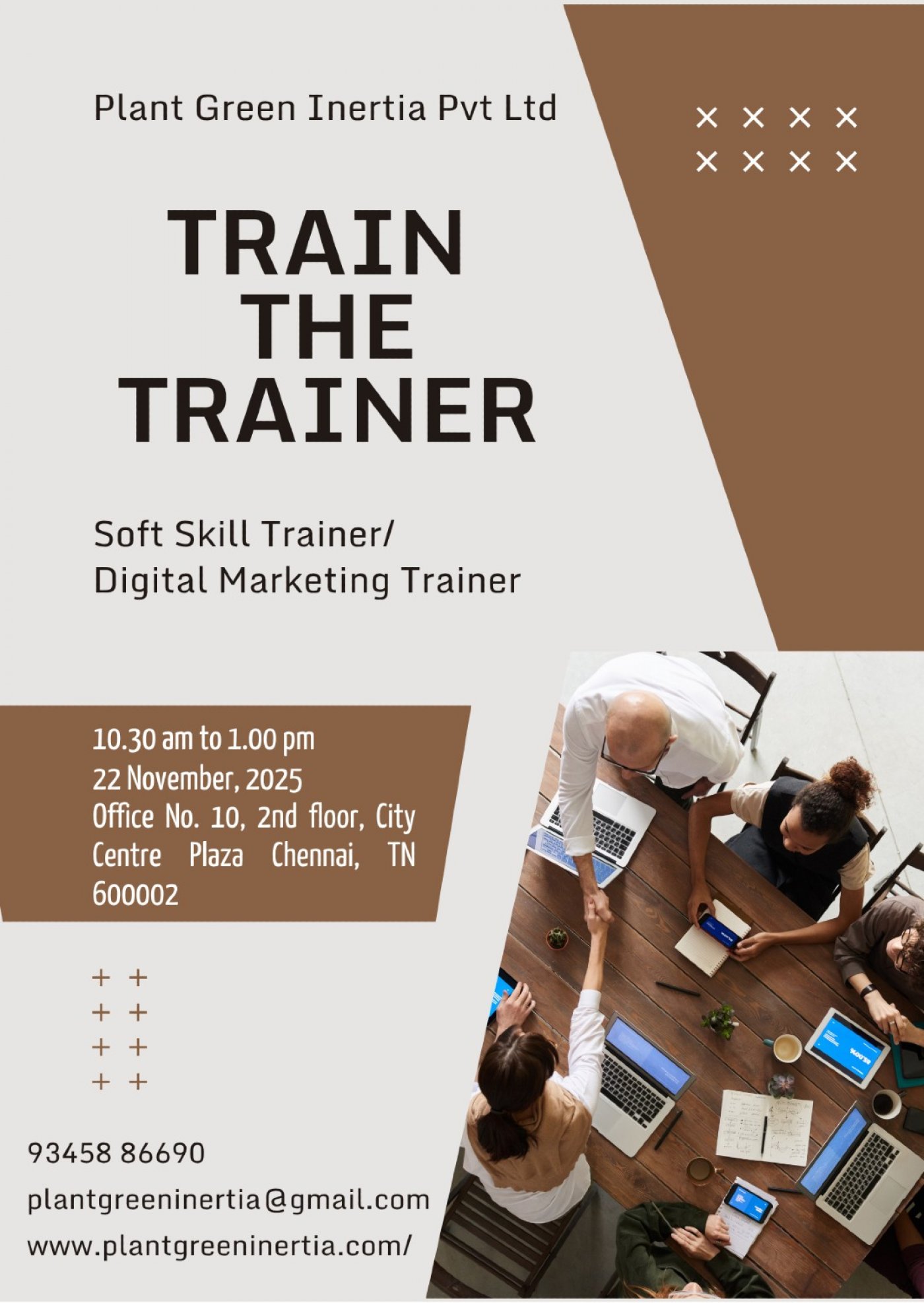 Train The Trainer, 22 November | Event in Chennai | AllEvents