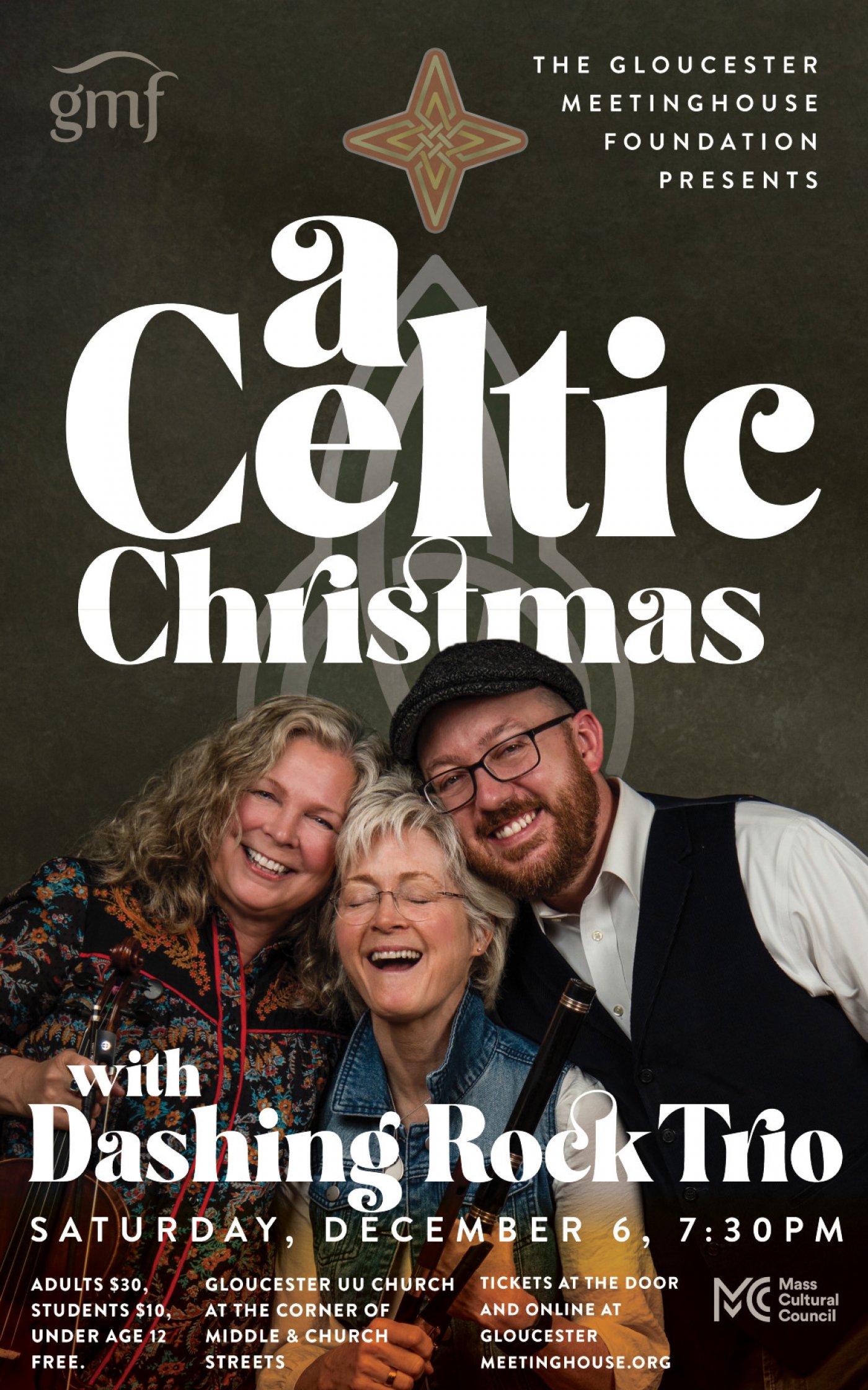 A CELTIC CHRISTMAS:DASHING ROCK TRIO, 6 December | Event in Gloucester | AllEvents