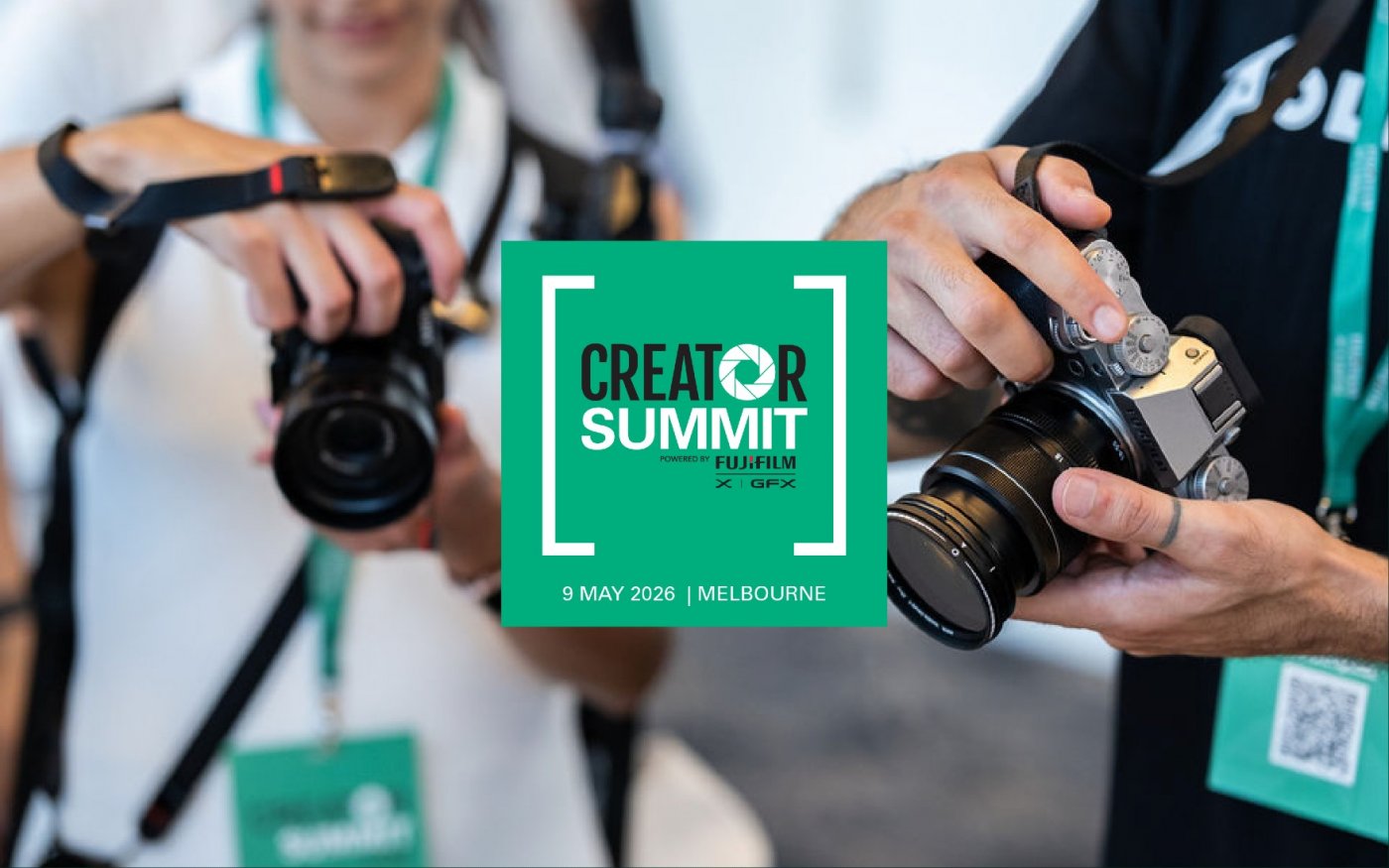 FUJIFILM Australia’s Creator Summit 2026 is headed to Melbourne for the first time , 9 May | Event in Melbourne