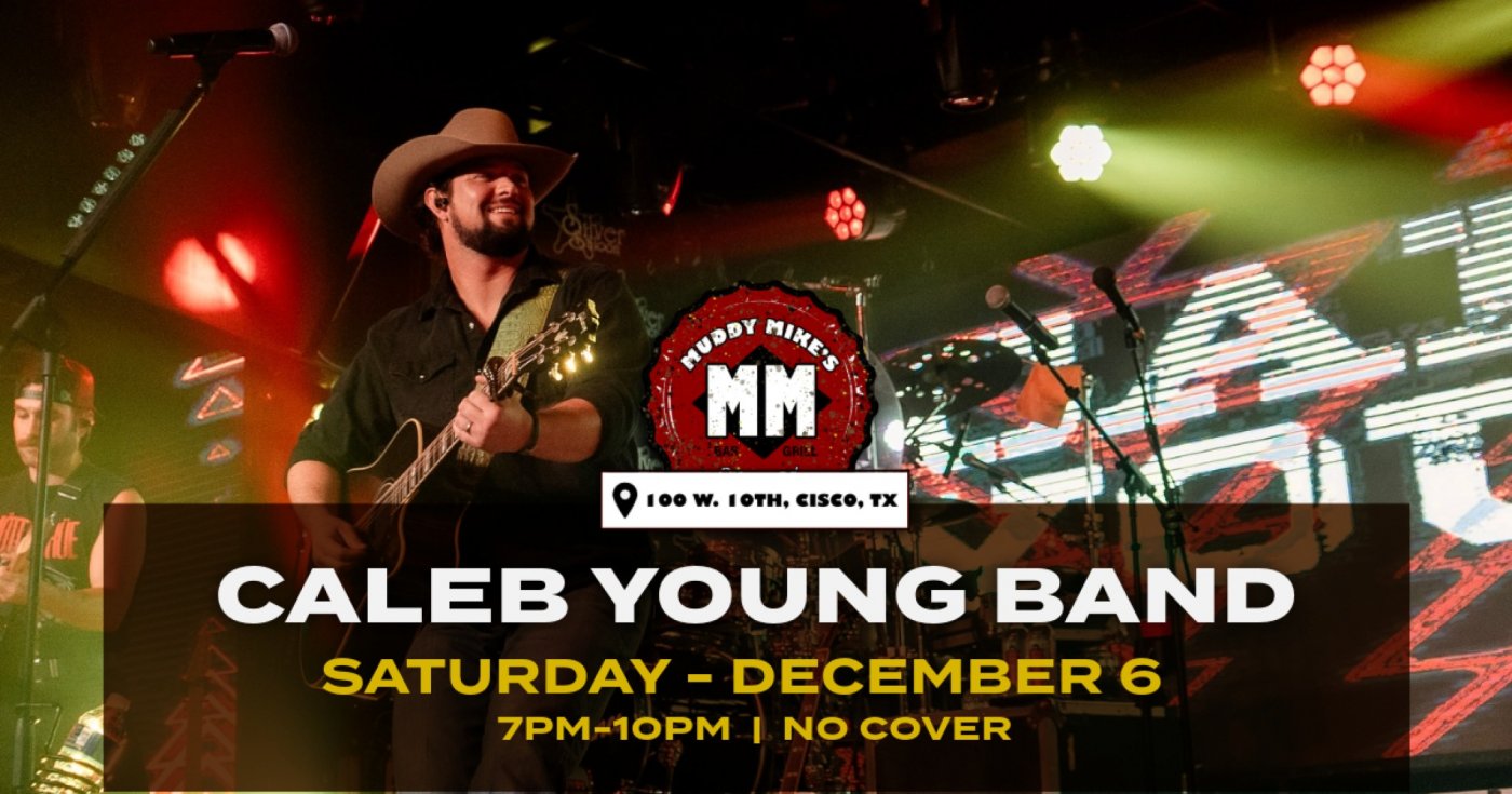 Caleb Young Band - Muddy Mike's, 6 December | Event in Cisco | AllEvents