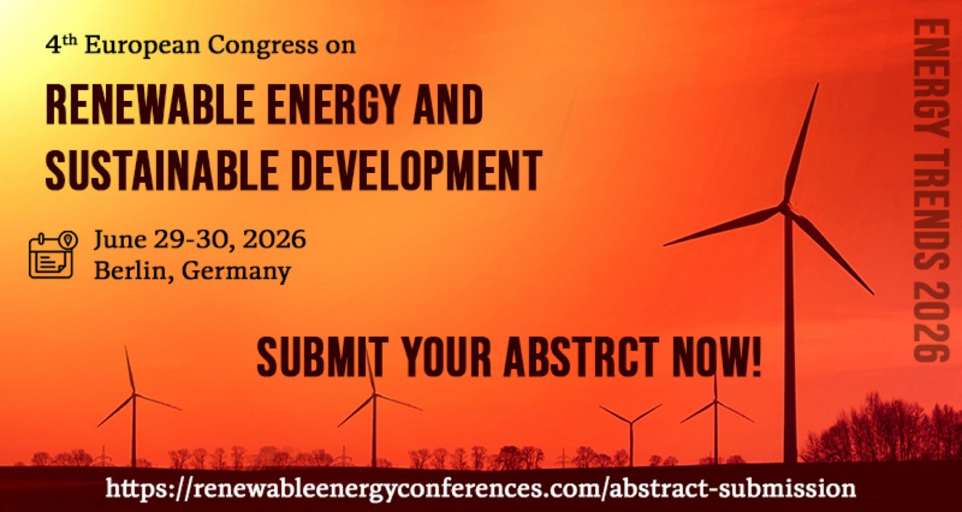 4th European Congress on Renewable Energy and Sustainable Development, 29 June | Event in Berlin | AllEvents