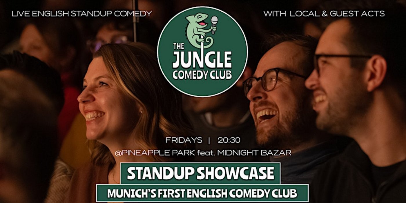 Jungle Comedy Showcase: Live English Standup, 28 November | Event in Munich | AllEvents