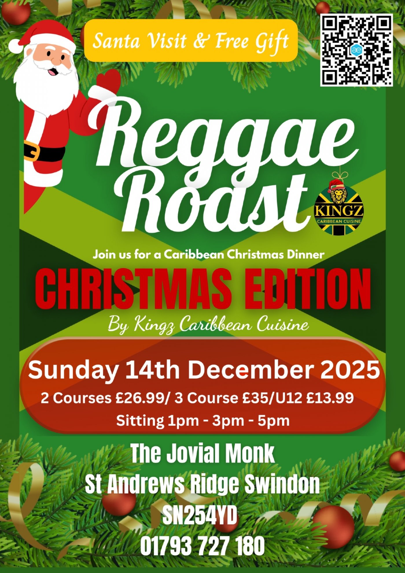 Reggae Roast Christmas Edition, 14 December | Event in Swindon | AllEvents