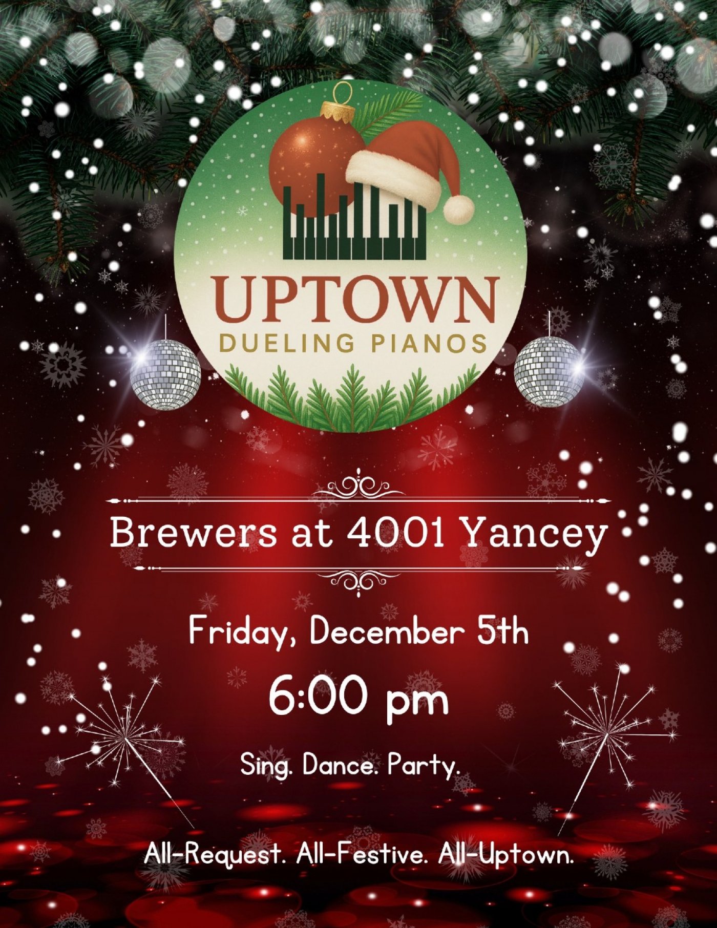 Dueling Pianos at Brewers at 4001 Yancey, 5 December | Event in Charlotte | AllEvents