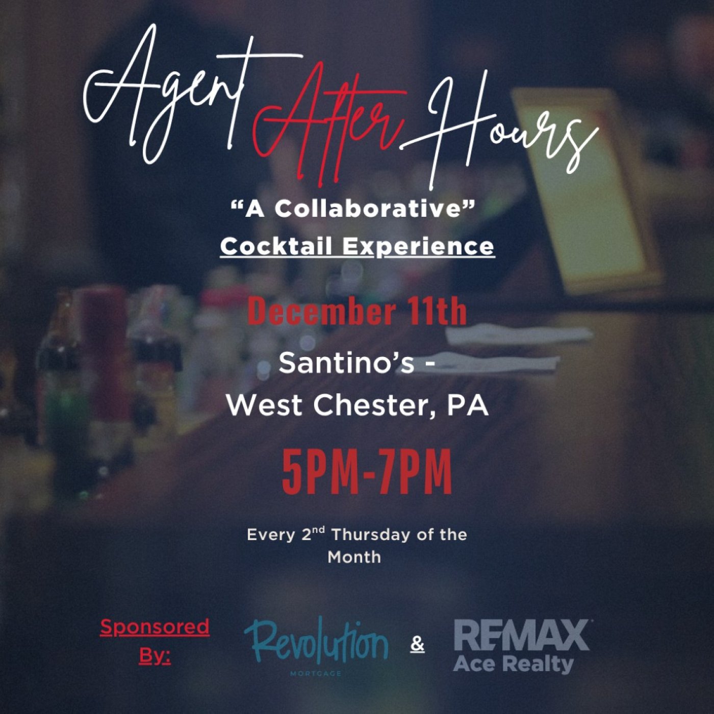 Agent After Hours , 11 December | Event in West Chester | AllEvents