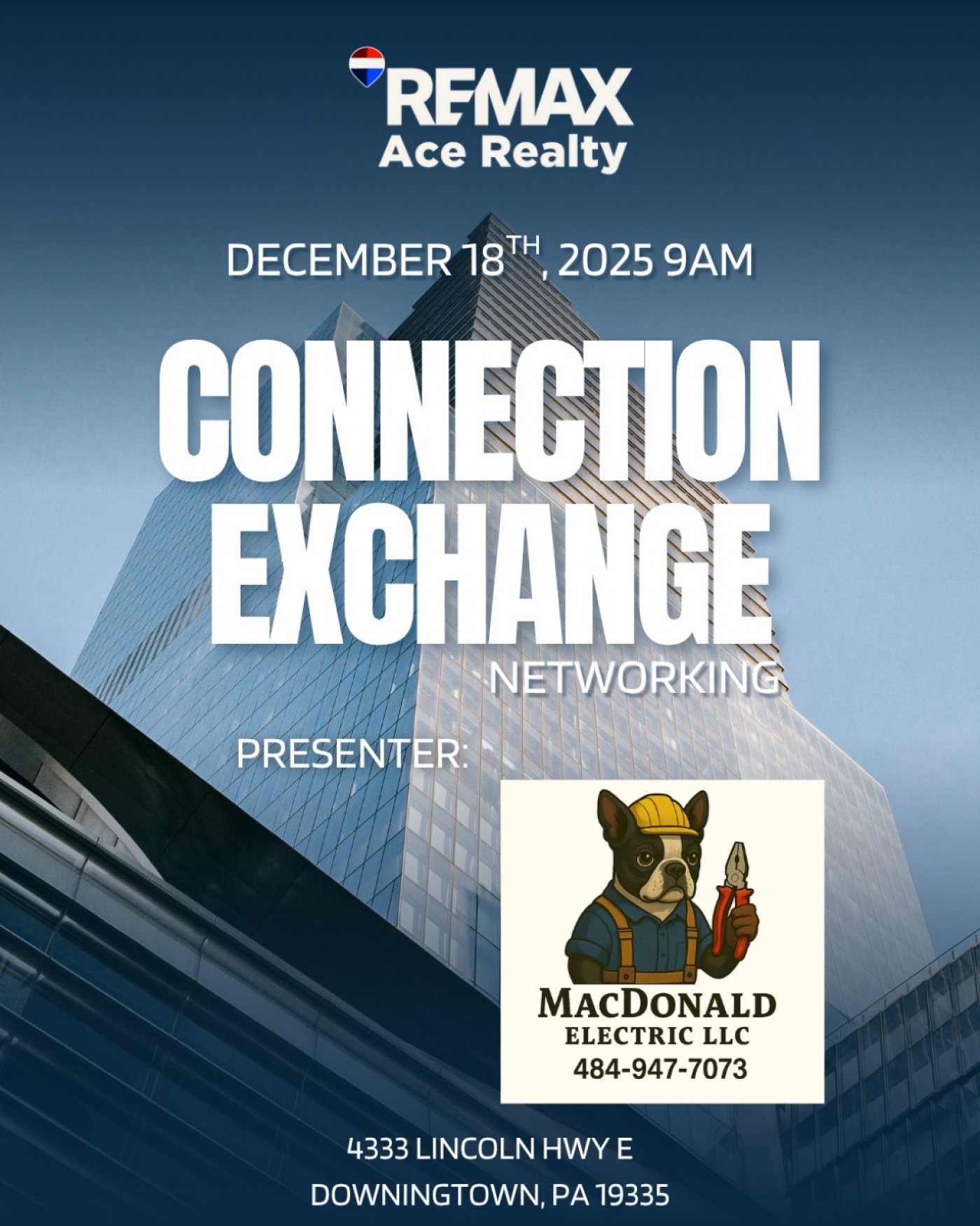 Connection Exchange Networking, 18 December | Event in Downingtown | AllEvents