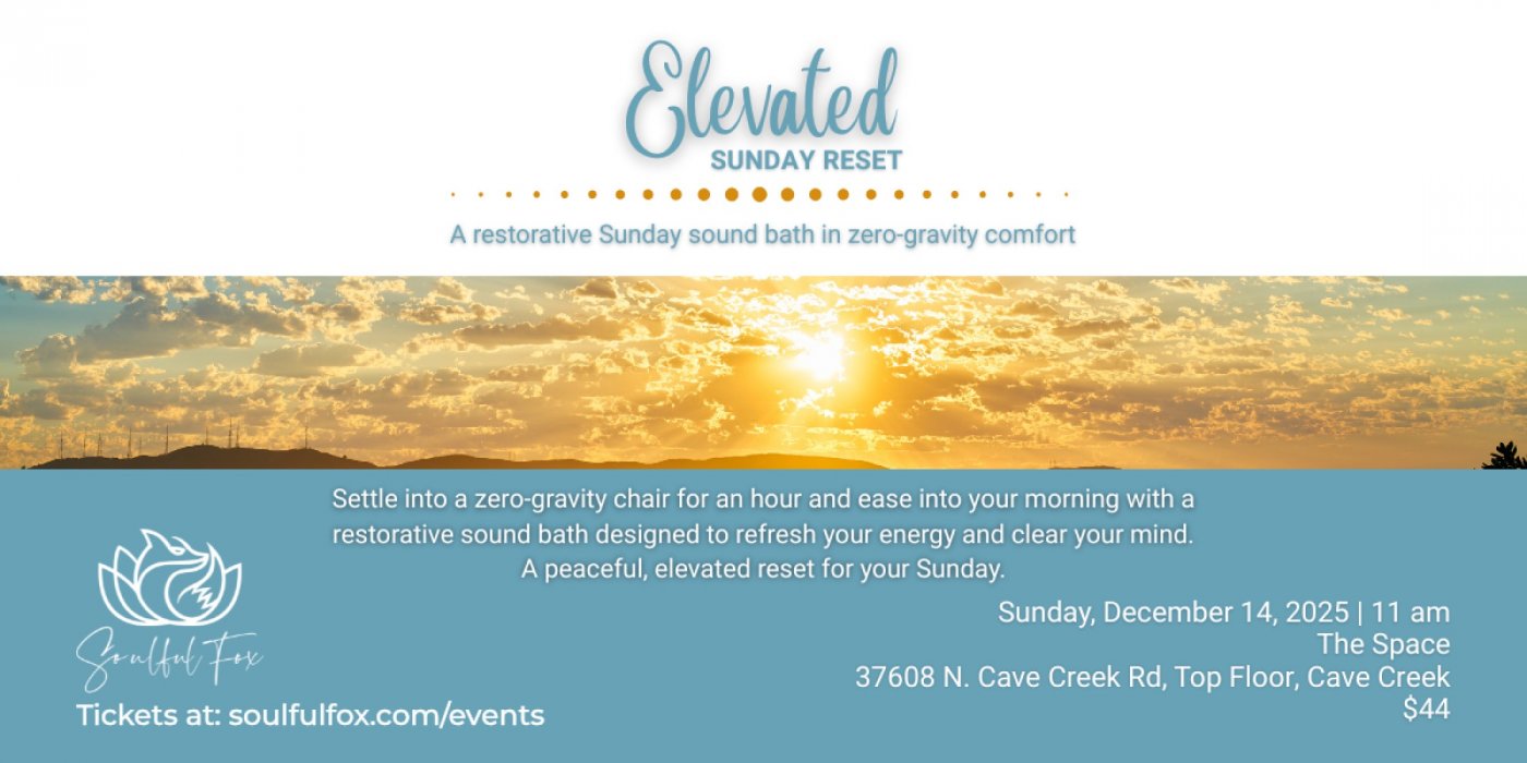 Elevated Sunday Reset Sound Bath, 14 December | Event in Cave Creek | AllEvents