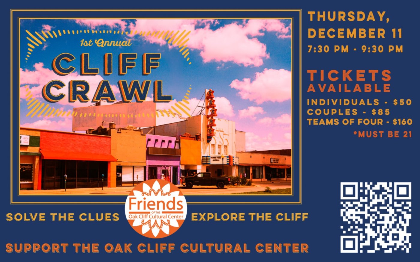 First Annual Cliff Crawl, 11 December | Event in Dallas | AllEvents