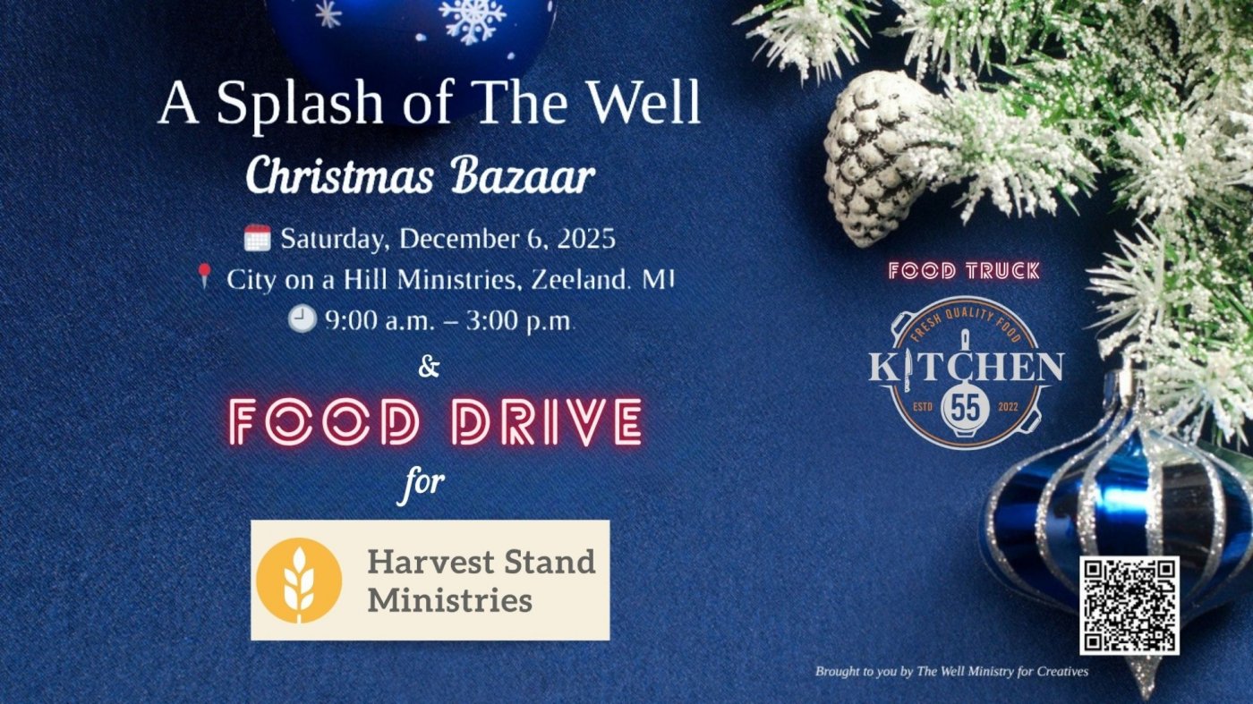 Christmas Bazaar and Food Drive - Splash of The Well Ministry for Creatives, 6 December | Event in Zeeland