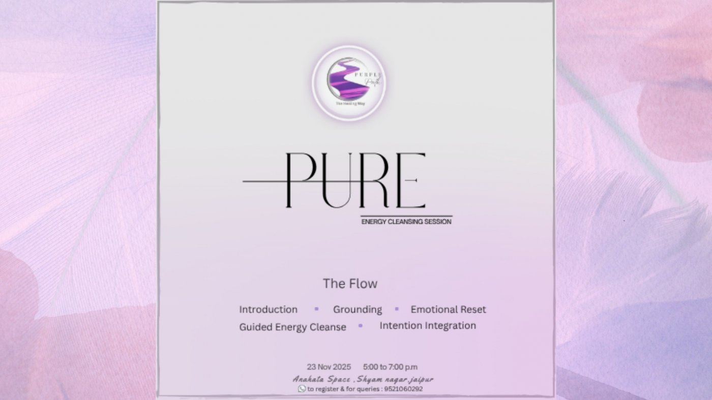 Pure - Energy cleansing session | Event in Jaipur | AllEvents