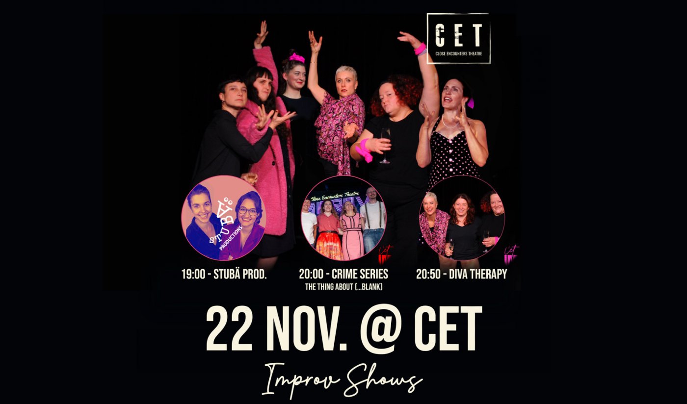 3 IMPROV shows @ CET! (22 Nov.) - In English | Event in Zurich | AllEvents