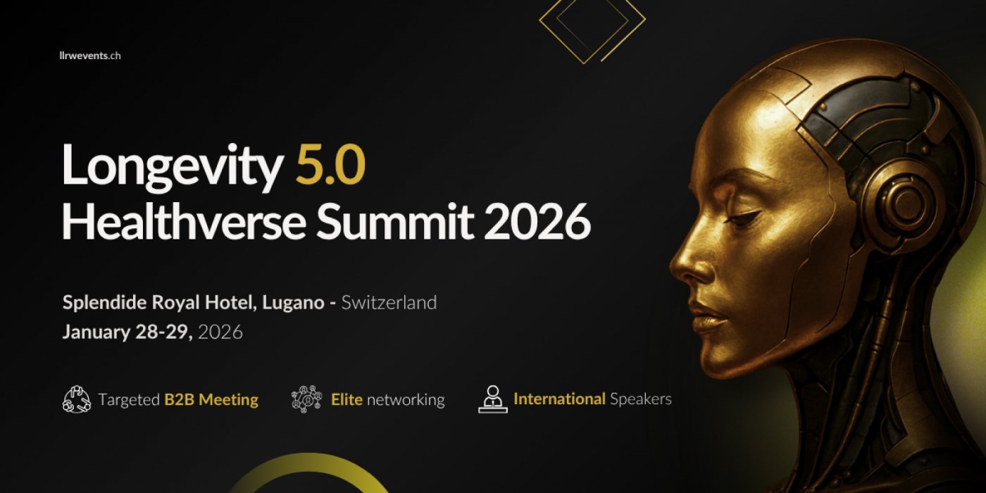 Longevity 5.0 – Healthverse Summit: where science meets the future of longevity in Lugano, 28 January | AllEvents