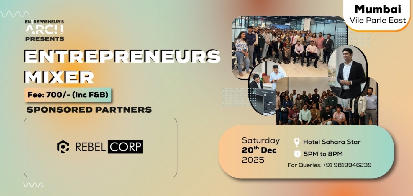 Entrepreneur's Mixer (For Startup Enablers), 20 December | Event in Mumbai | AllEvents