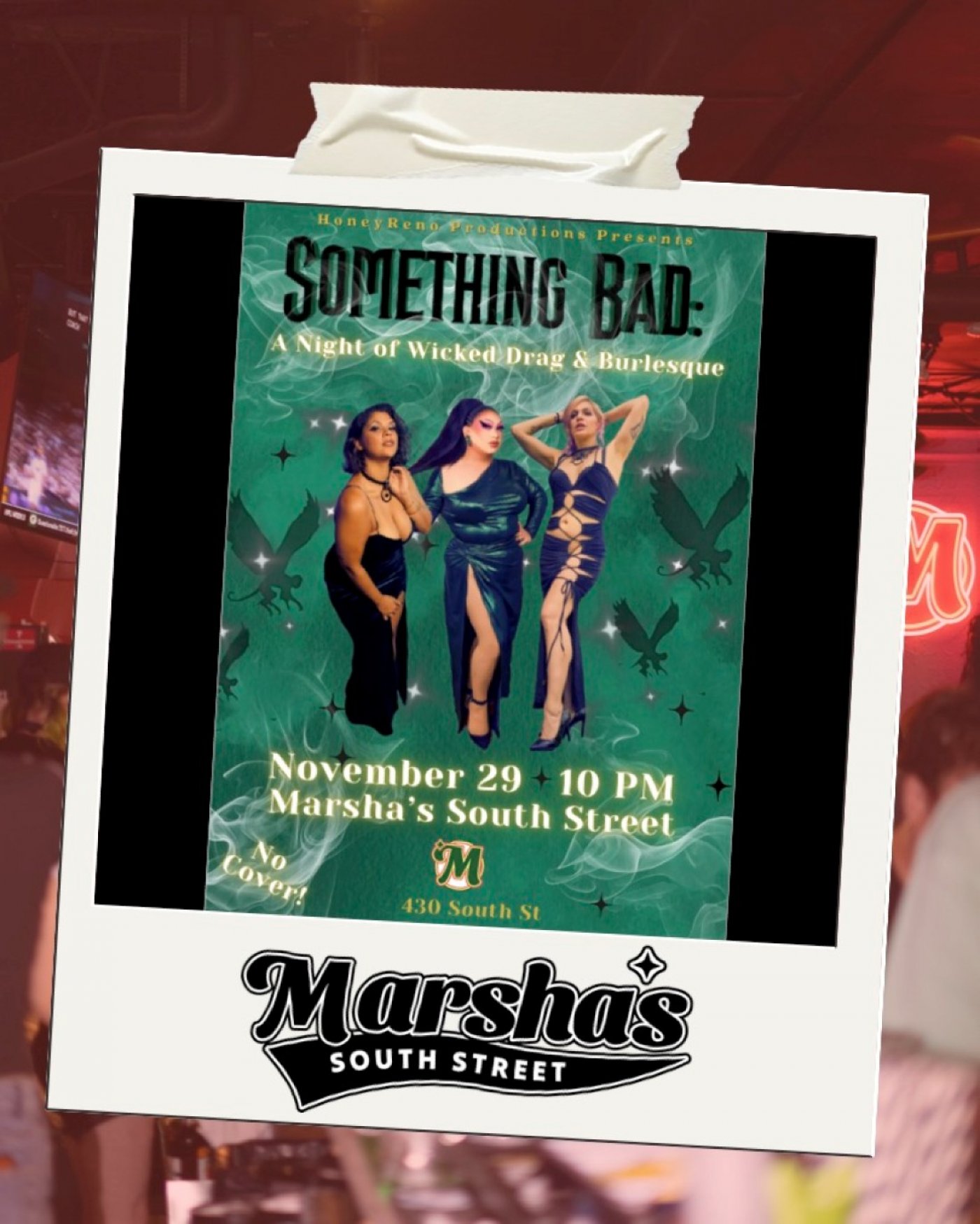 A Night of Wicked Drag & Burlesque at Marsha’s South Street!, 29 November | Event in Philadelphia | AllEvents