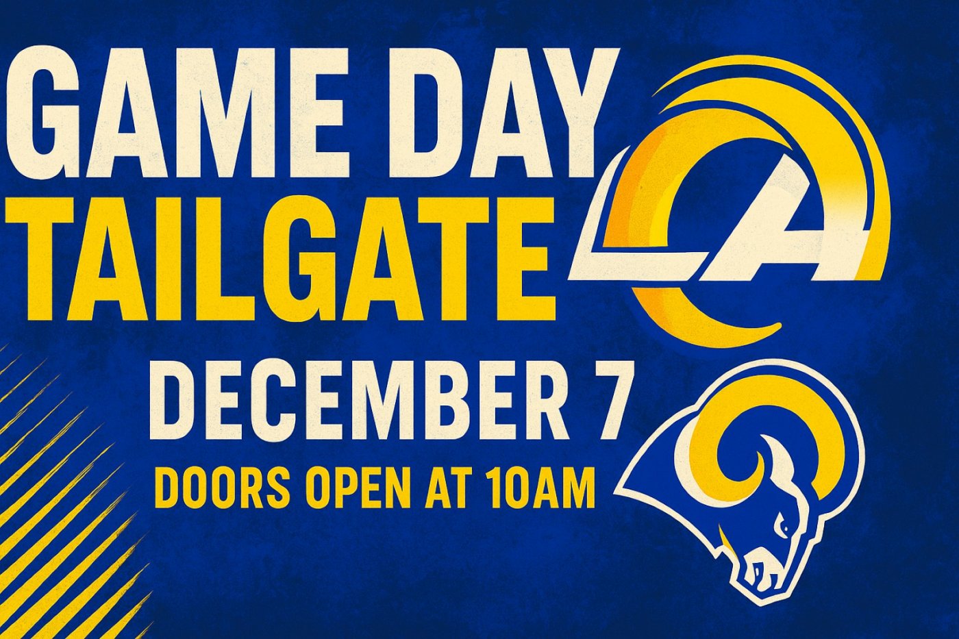 GAMEDAY RAMS GAME, 7 December | Event in Glendale | AllEvents