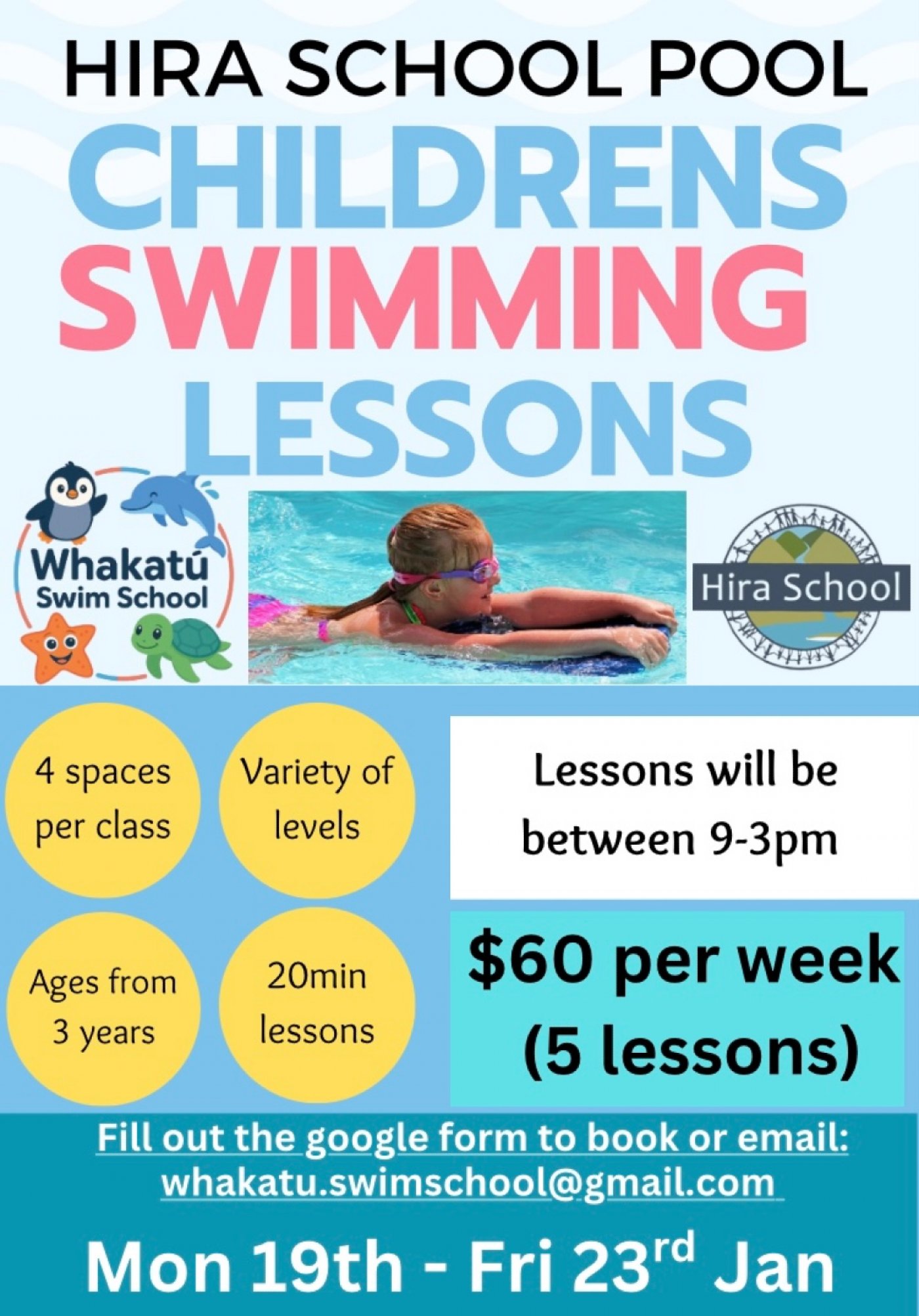 Summer Swimming Lesson , 19 January | Event in Nelson | AllEvents