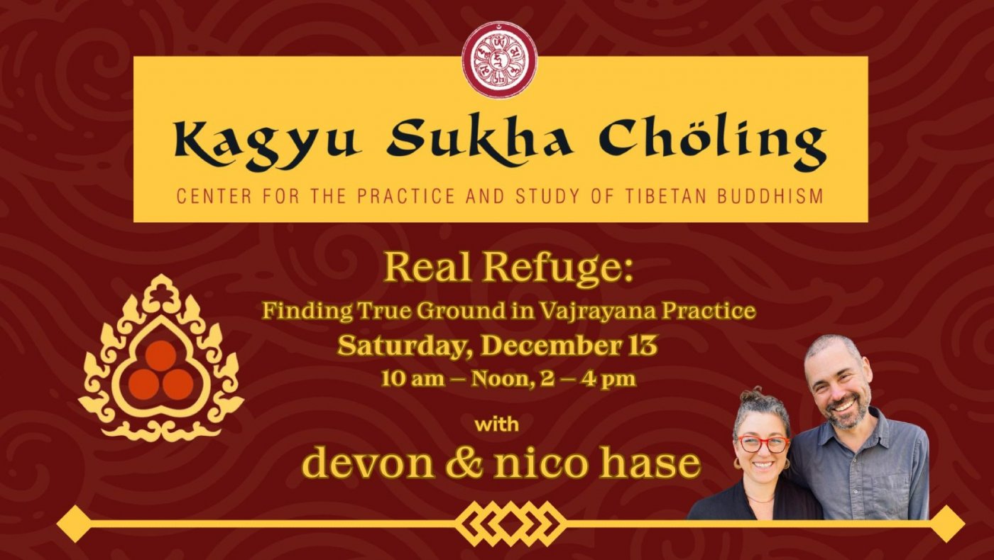 Real Refuge: Finding True Ground in Vajrayana Practice, 13 December | Event in Ashland | AllEvents