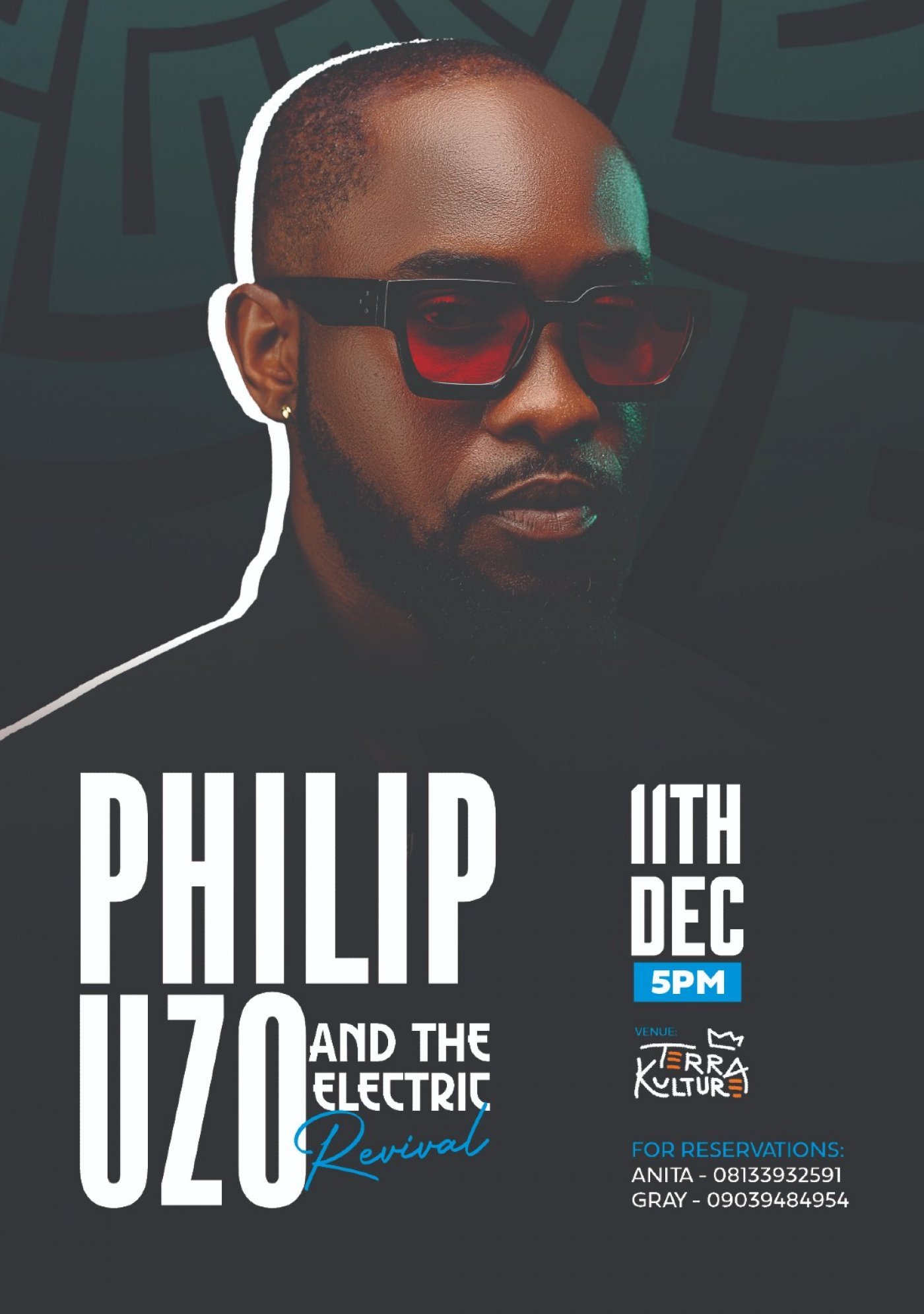 Philip Uzo & The Electric Revival , 11 December | Event in Lagos | AllEvents