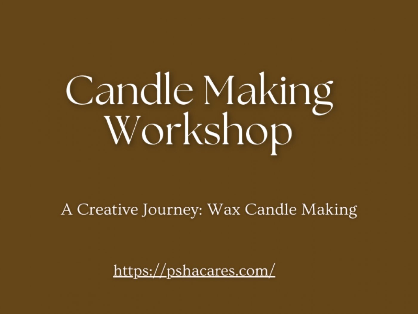 Candle Making Process | Online Event | AllEvents