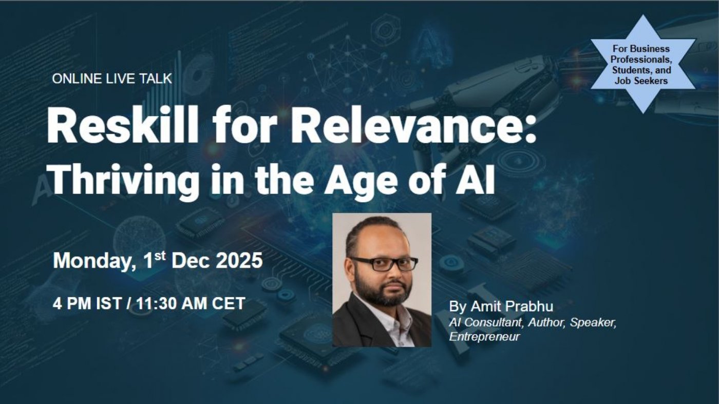 Reskill for Relevance: Thriving in the Age of AI, 1 December | Online Event | AllEvents