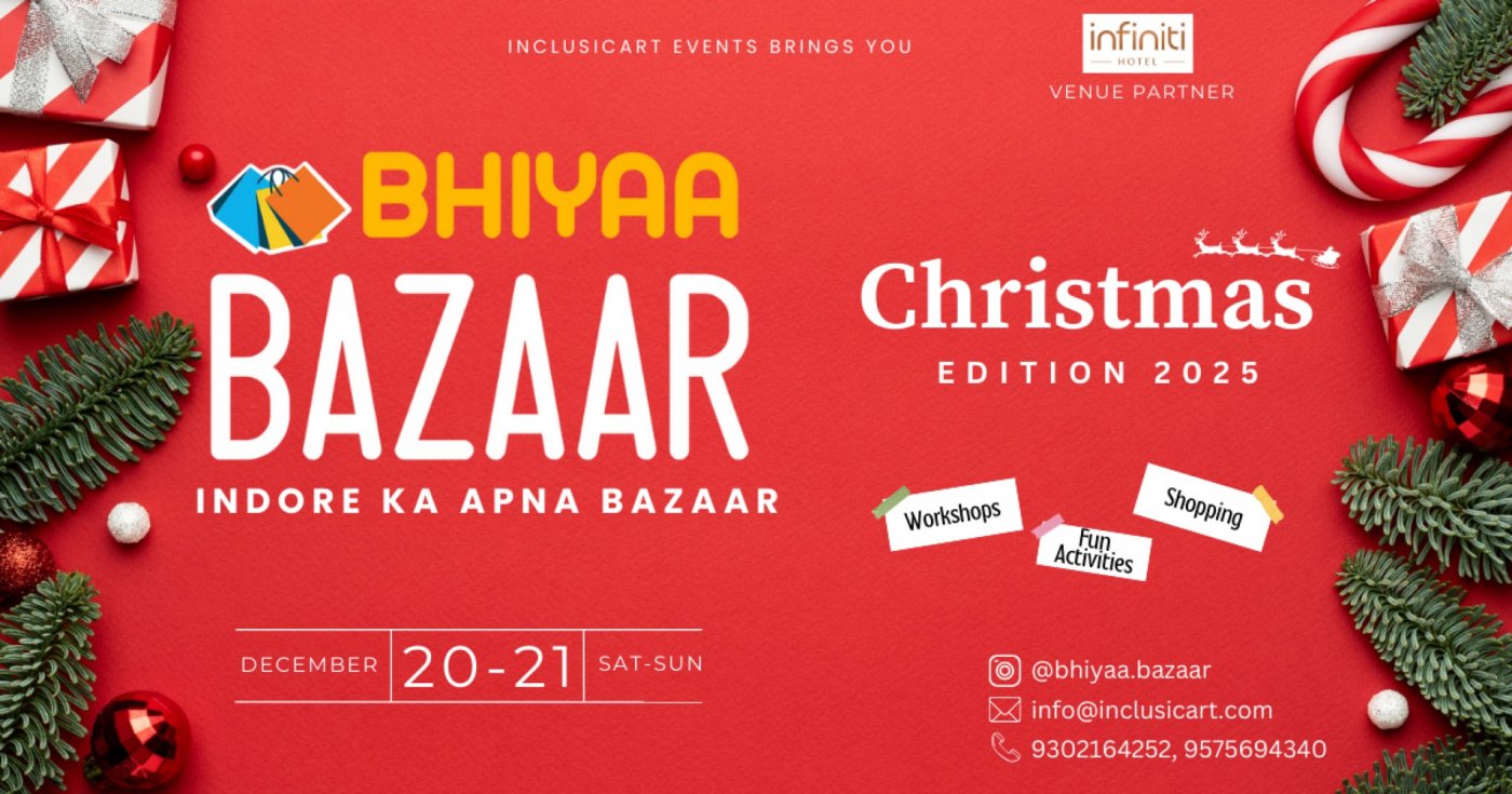 Bhiyaa Bazaar – Christmas Flea Market Indore 2025, 20 December | Event in Indore | AllEvents