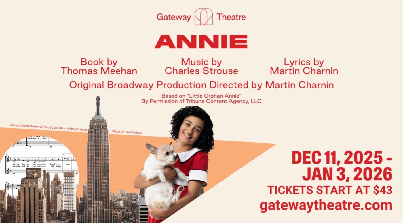 Gateway Theatre's Annie, 11 December | Event in Richmond | AllEvents