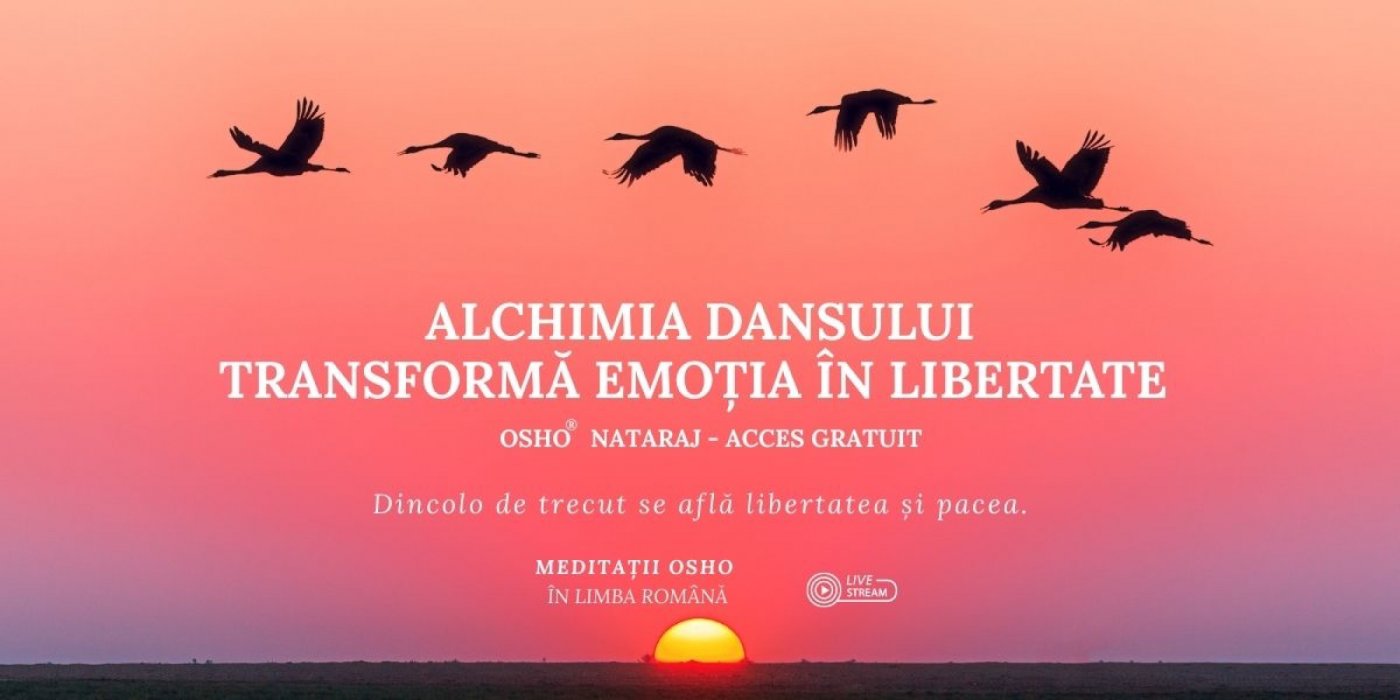 Alchimia Dansului: Transformă emoția în libertate (OSHO© Nataraj) -  ACCES GRATUIT OnLine, 24 November