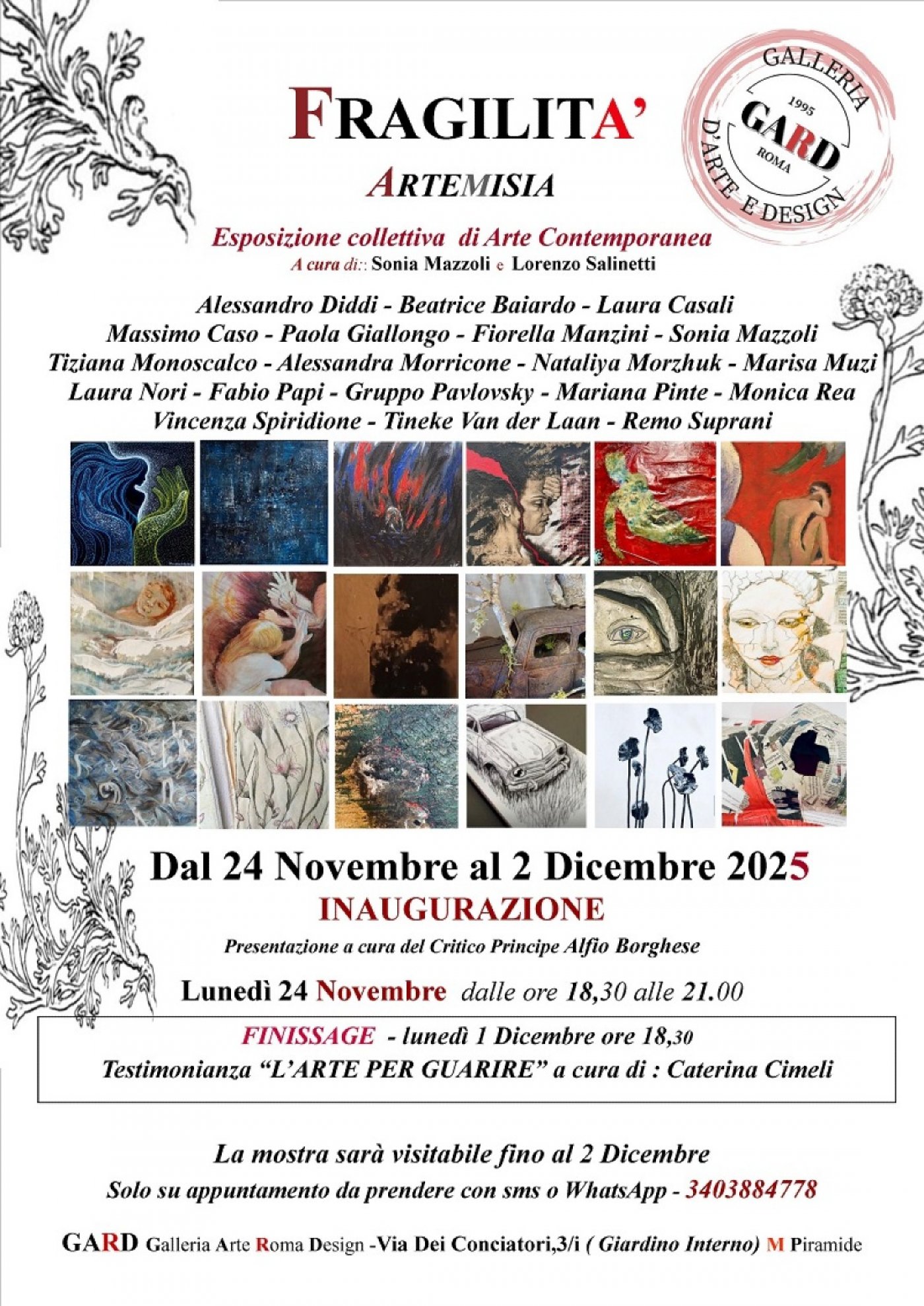 Fragilità, Artemisia - edizione 2025 | Event in Vatican | AllEvents