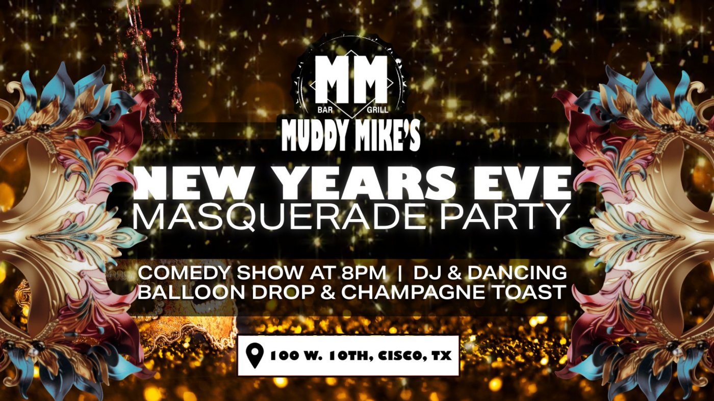 New Years Eve Masquerade Party - Comedy Show , 31 December | Event in Cisco | AllEvents