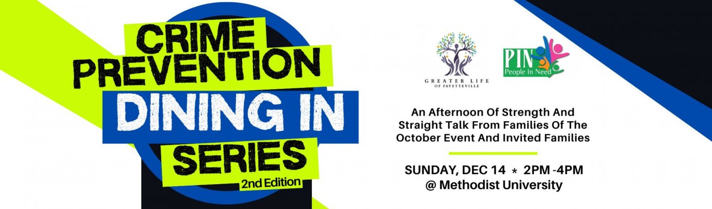 Crime Prevention Dining IN Series - 2nd Edition, 14 December | Event in Fayetteville | AllEvents