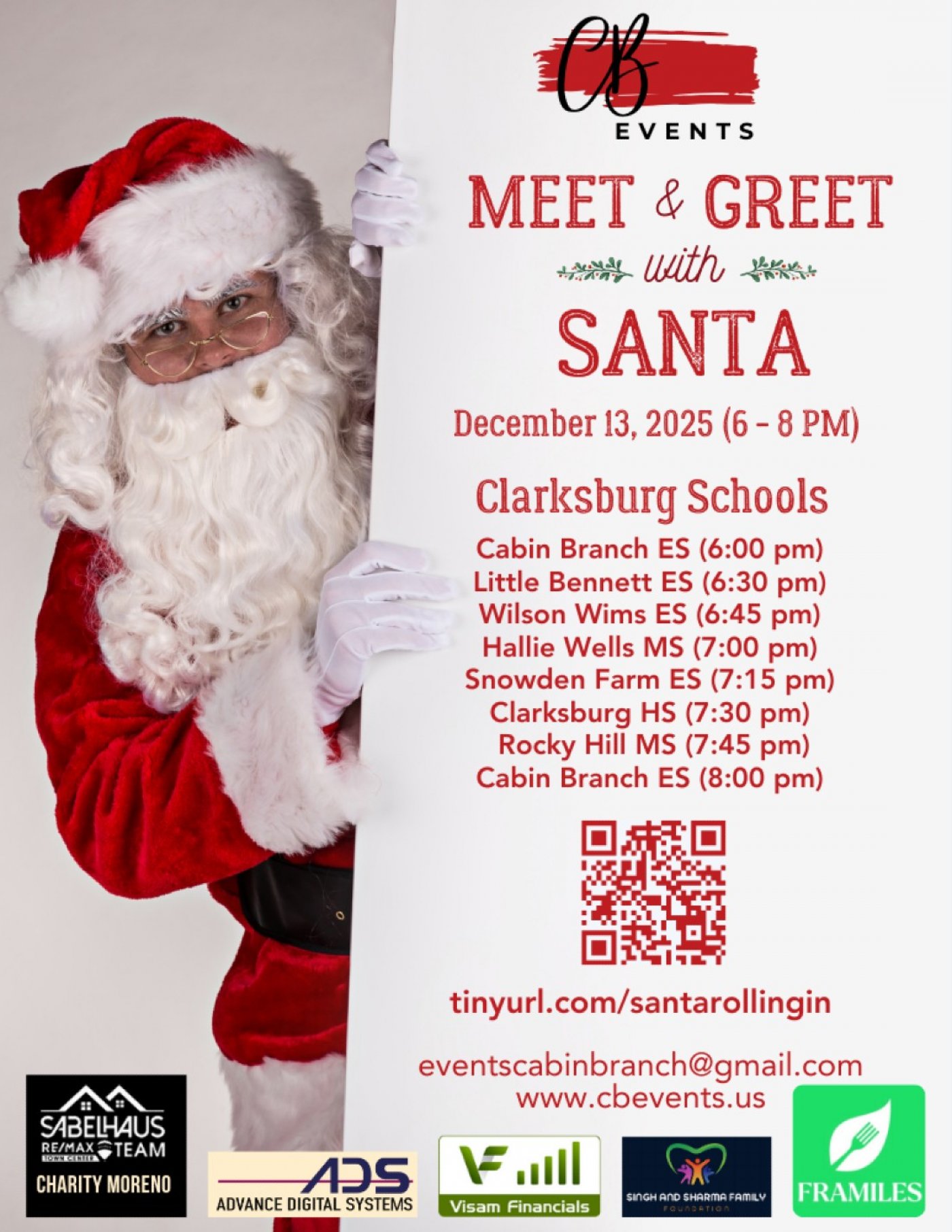 Clarksburg - Santa Is Rolling In!, 13 December | Event in Clarksburg | AllEvents