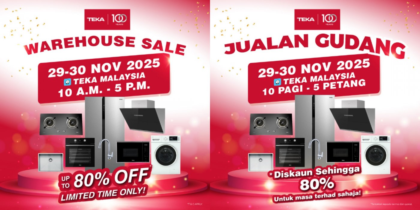 TEKA WAREHOUSE SALES 2025, 29 November | Event in Subang Jaya | AllEvents