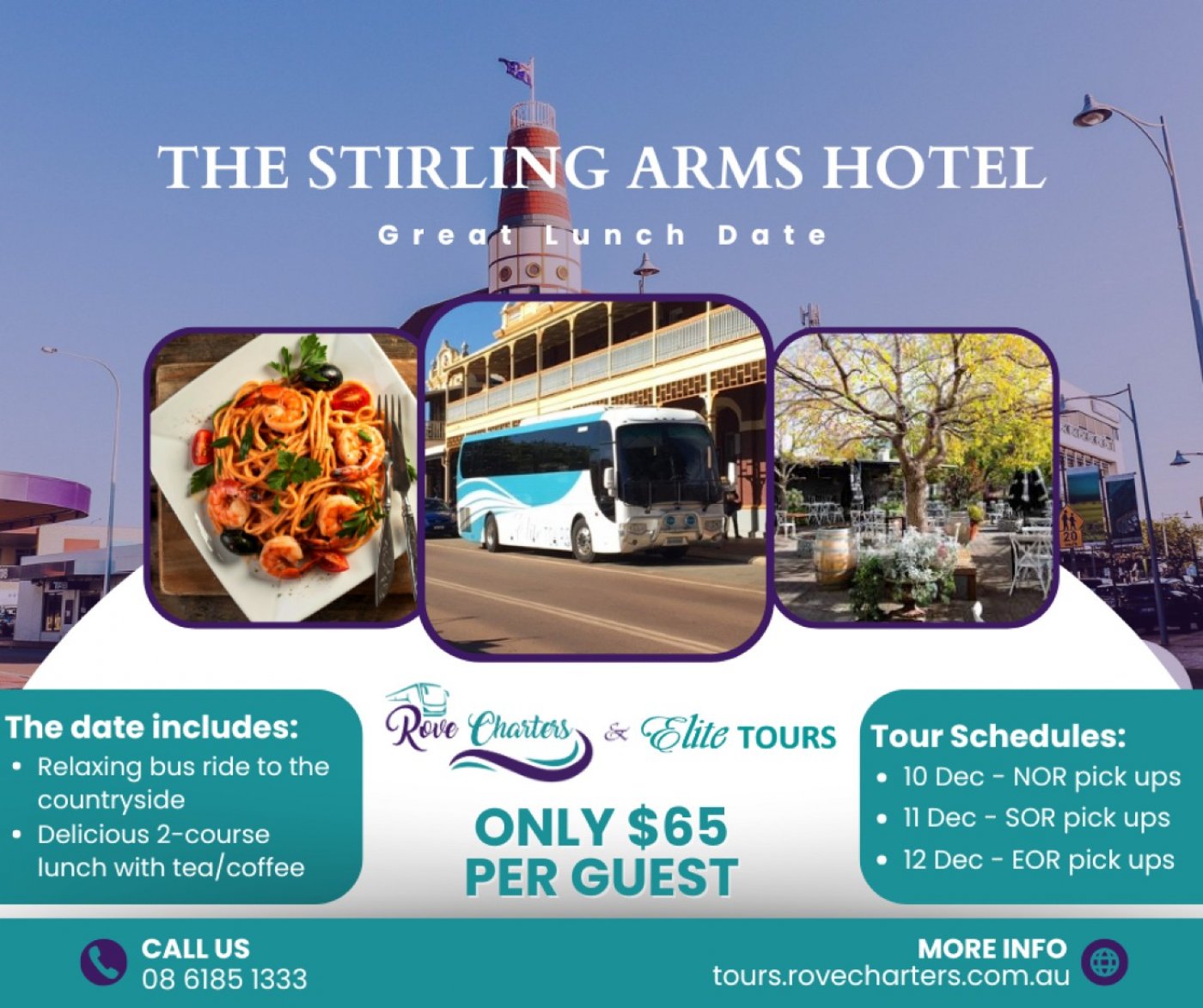 The Great Lunch Date - Stirling Arms Hotel, 10 December | Event in Midland | AllEvents