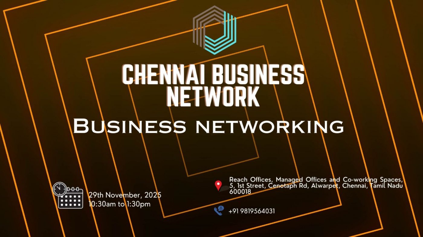 Business Networking Chennai 2025, 29 November | Event in Chennai | AllEvents