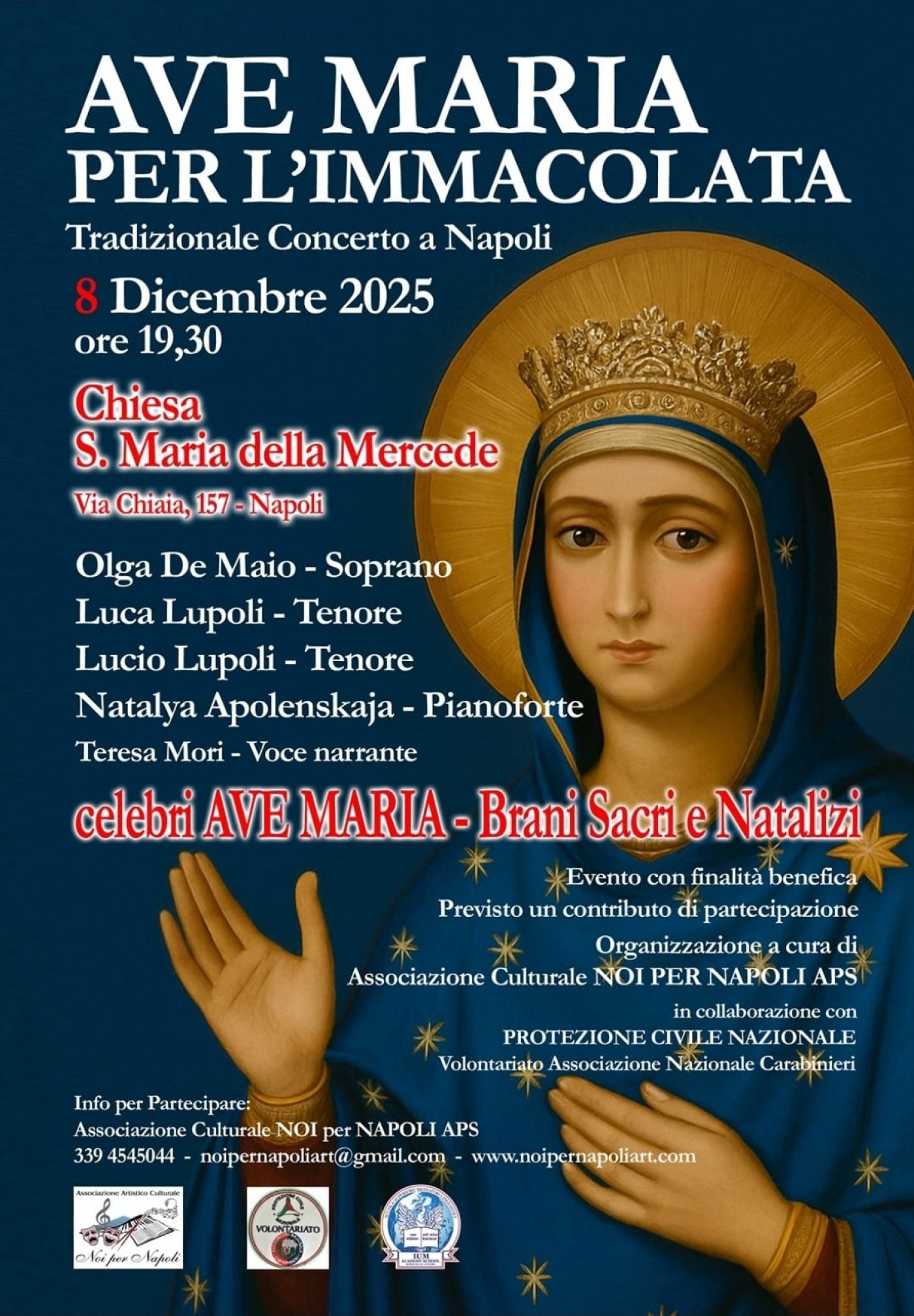 Ave Maria per l’Immacolata, 8 December | Event in Napoli | AllEvents