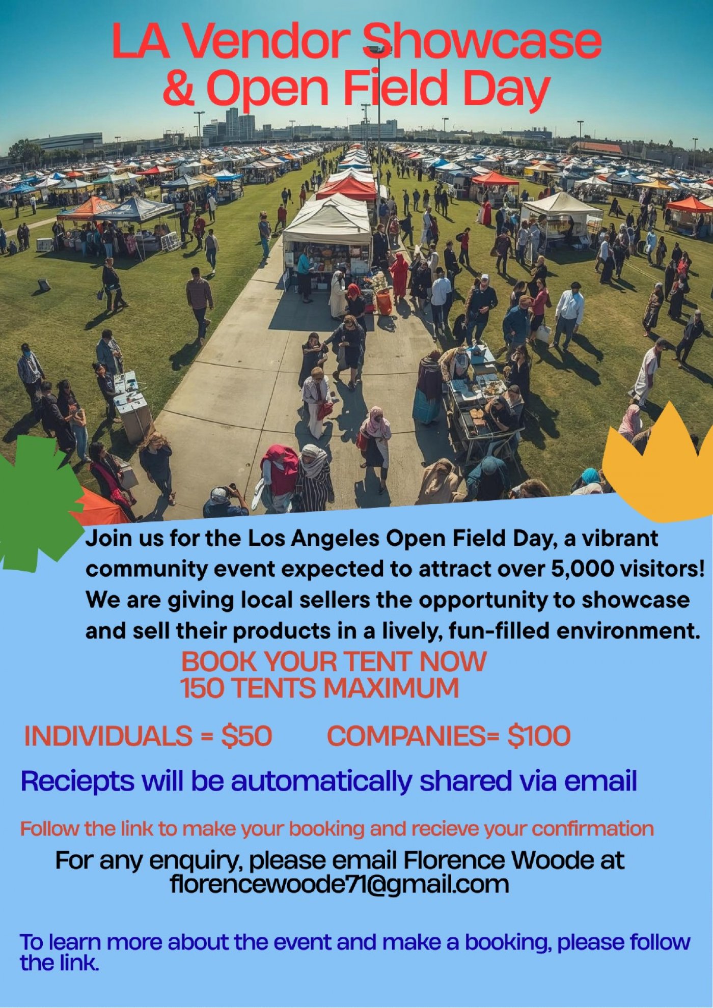 🎉 LA Vendor Showcase & Open Field Day – Dec 1, 2025! 🎉, 1 December | Event in Los Angeles | AllEvents
