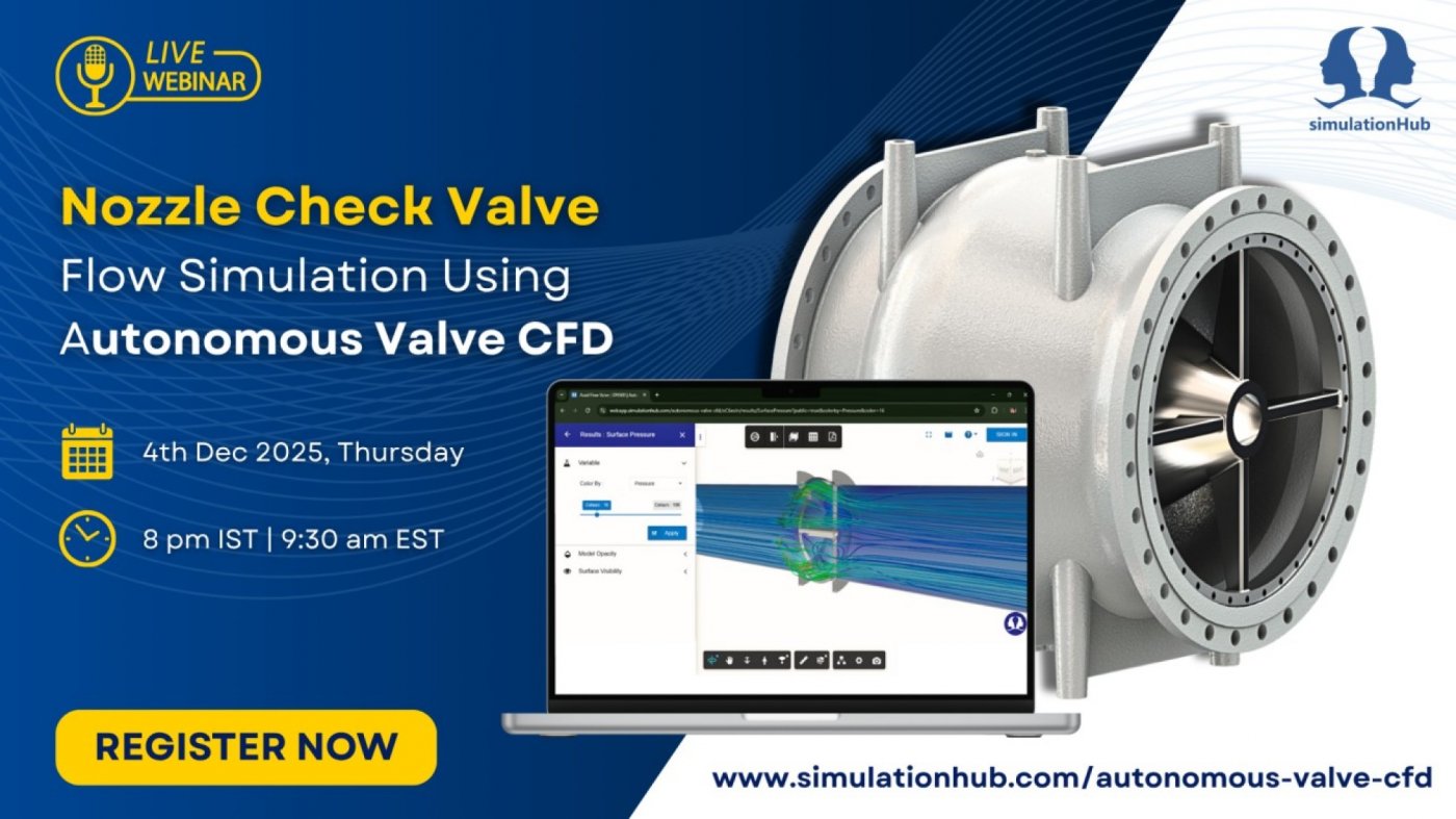 Scroll Nozzle Check Valve flow simulation using Autonomous Valve CFD, 4 December | Online Event | AllEvents
